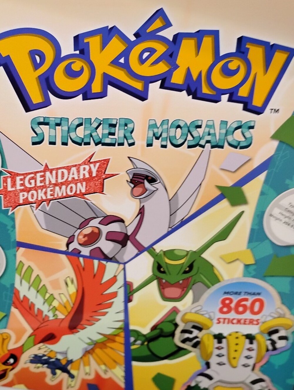 Pokemon Sticker Mosaics & Posters Legendary - Multicolor